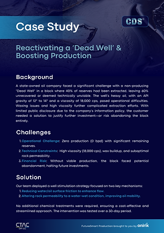 CDS (Kol-Oil) Dead Well Case Study Brochure