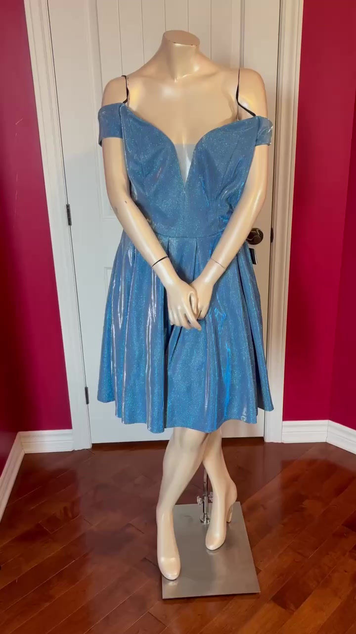 Thumbnail: B. Darlin dress - Large 14w - Periwinkle