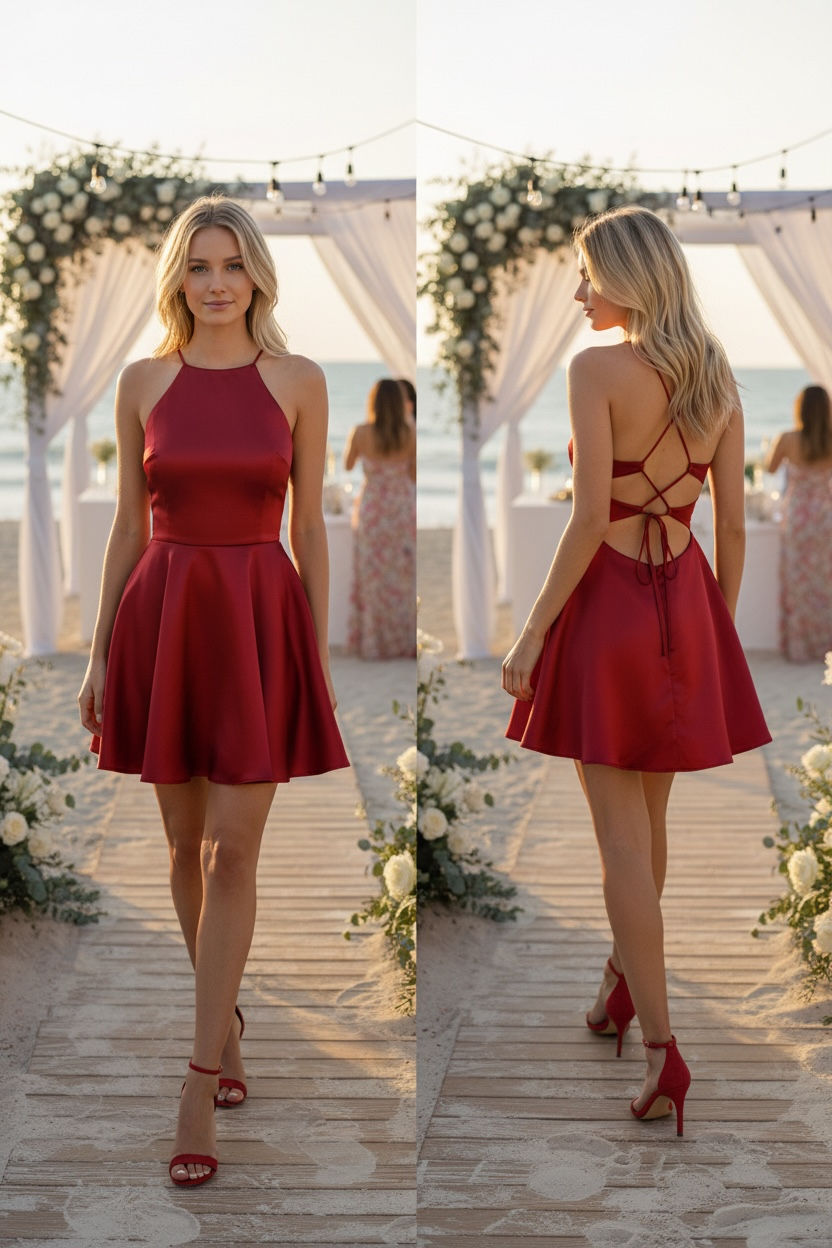 Robe Blondie Nites - Medium 10 - Rouge