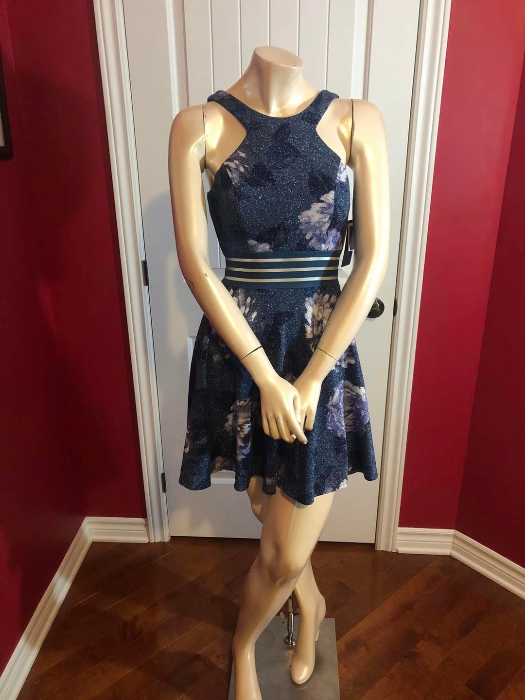 Robe City Studio -X-small - Blue/Flowers