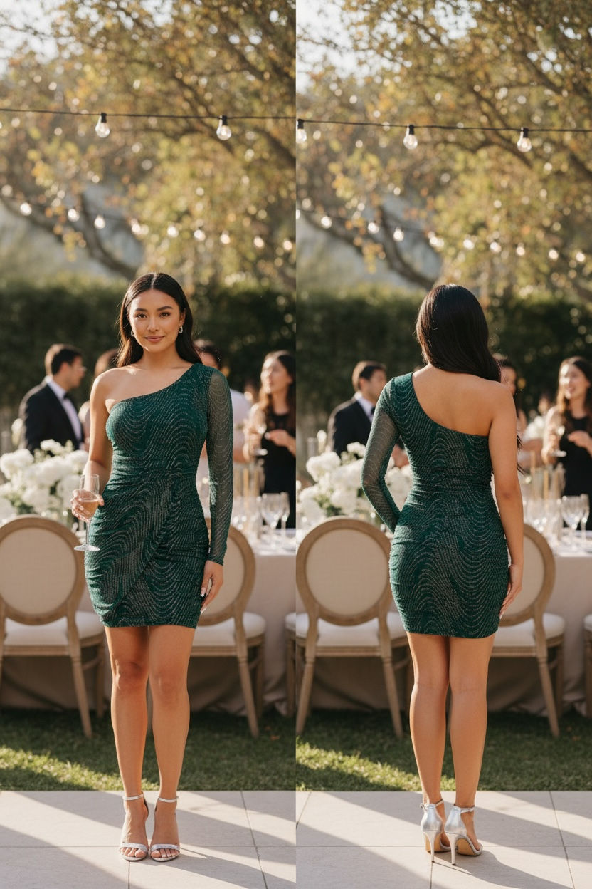 City Studio dress - Small - Hunter/Gold