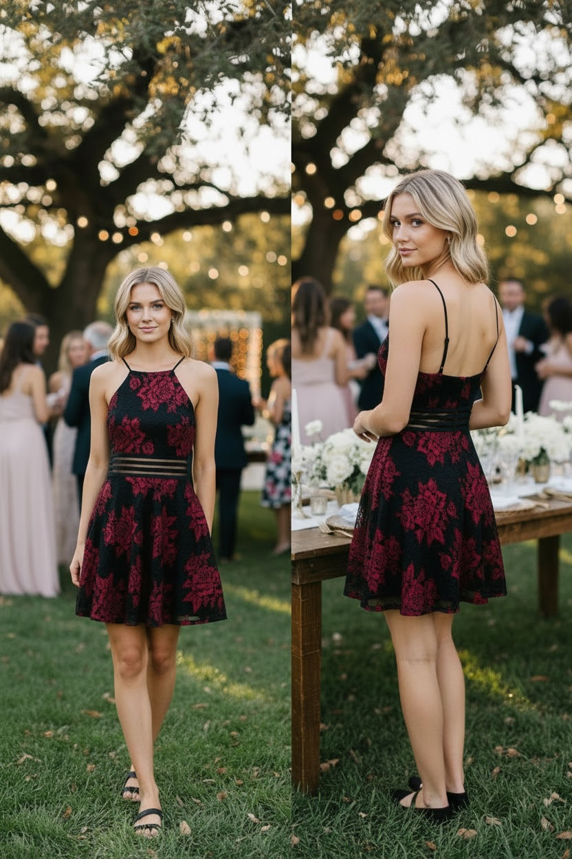 Robe City Studio - X-Small/Small 3 - Burgundy/Black