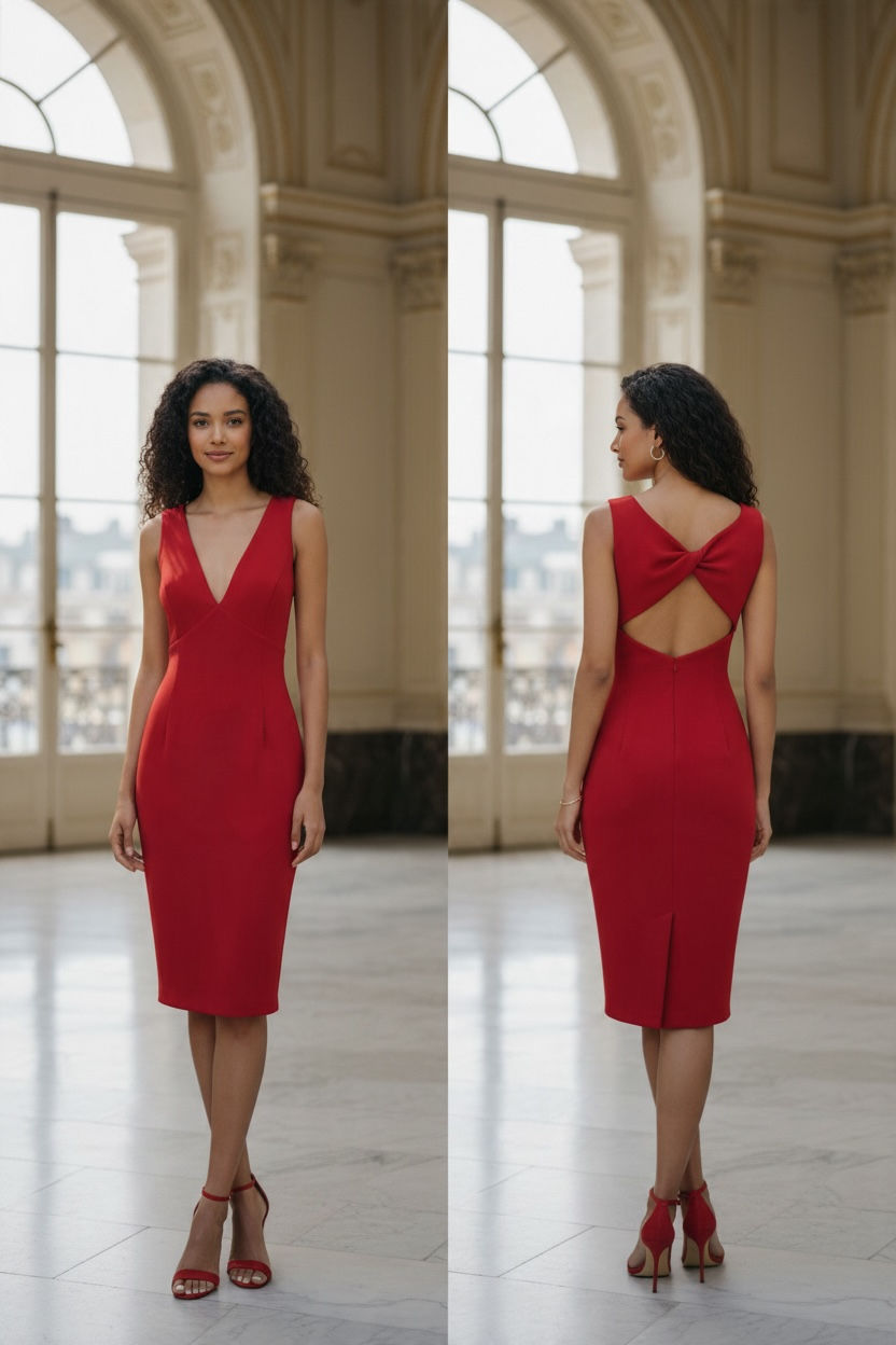 Robe Vince Camuto - Médium 10 - Rouge