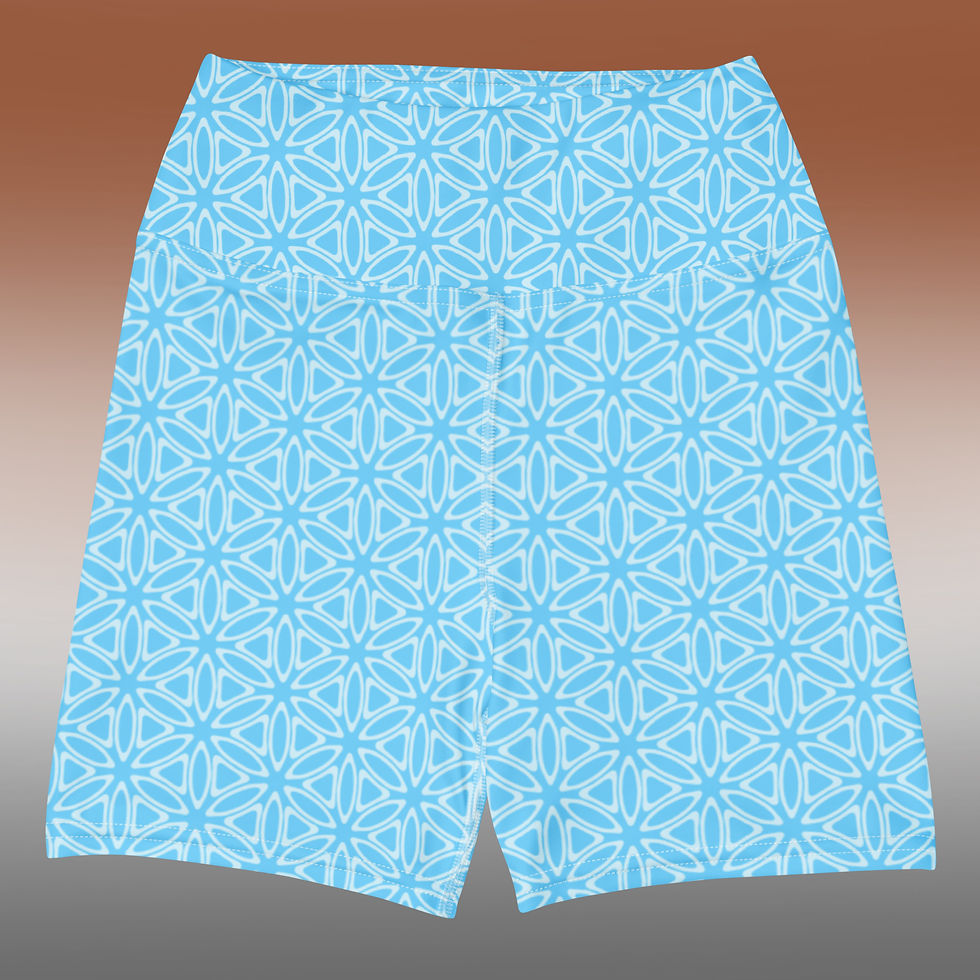Miniaturbild: Sky Flower Yoga Shorts