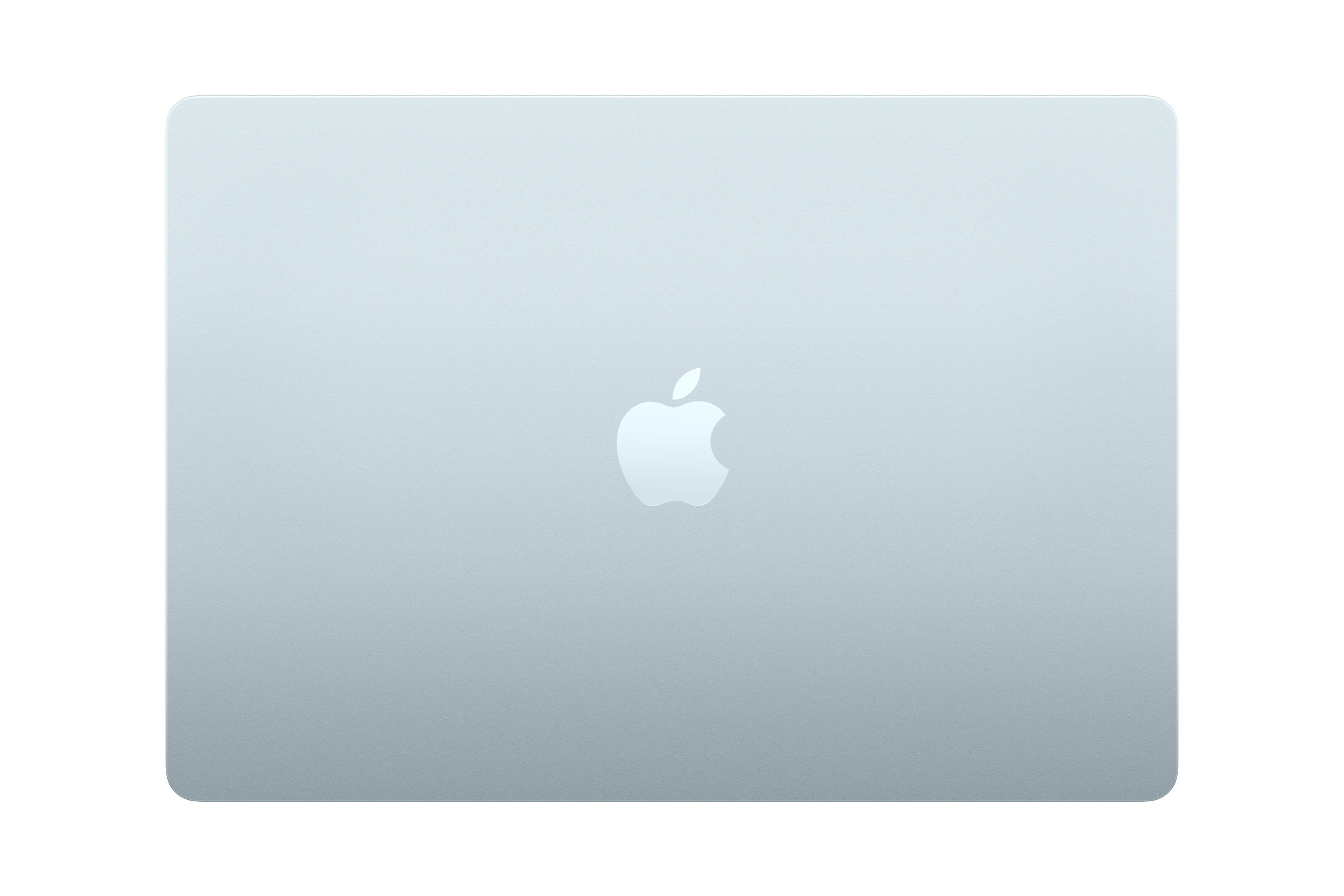 Vue de haut d’un MacBook Air.