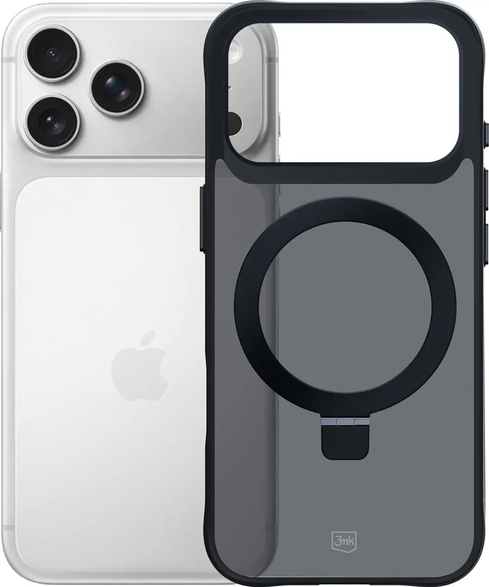 Coque iPhone 17 Pro MagSafe 3mk - Smoke Case MagStand - Mageek Store - Revendeur Agrée Apple - Tunisie