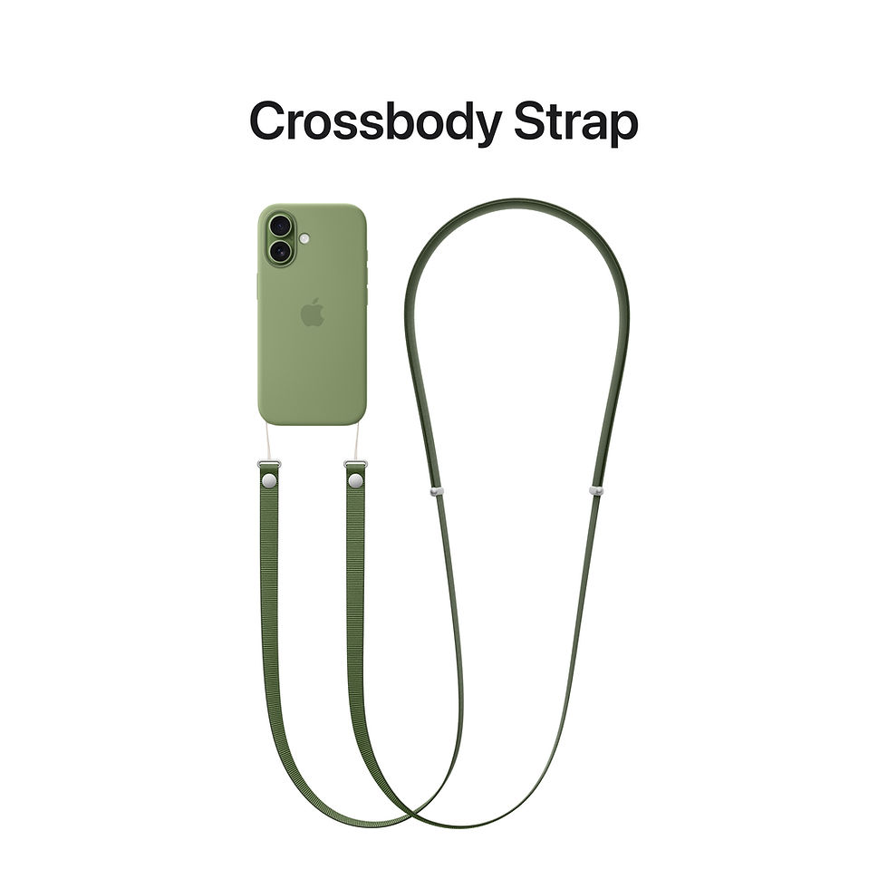Miniature : iPhone 17 Blanc 512 Go avec crossbody strap vert