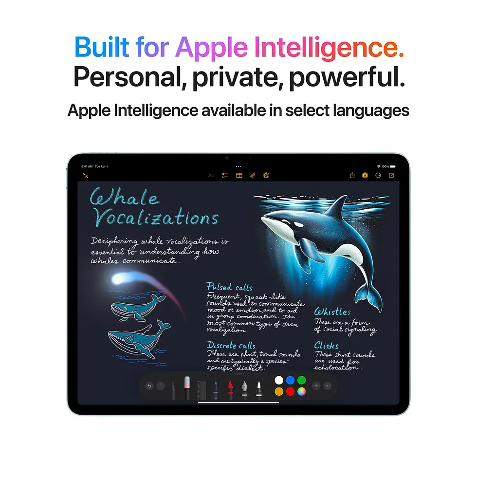 Miniature : iPad Air 11" Bleu avec puce M3, tablette Apple performante chez Mageek Store revendeur agréé.