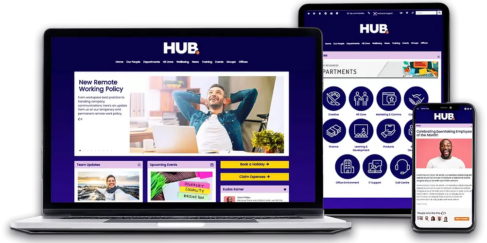 social intranet hub
