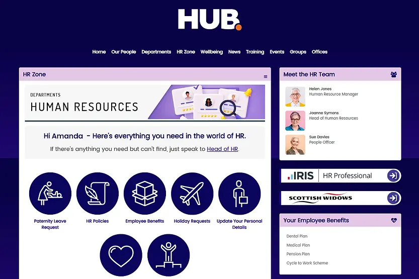 knowledge management hub