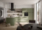 Olive Green Kitchen