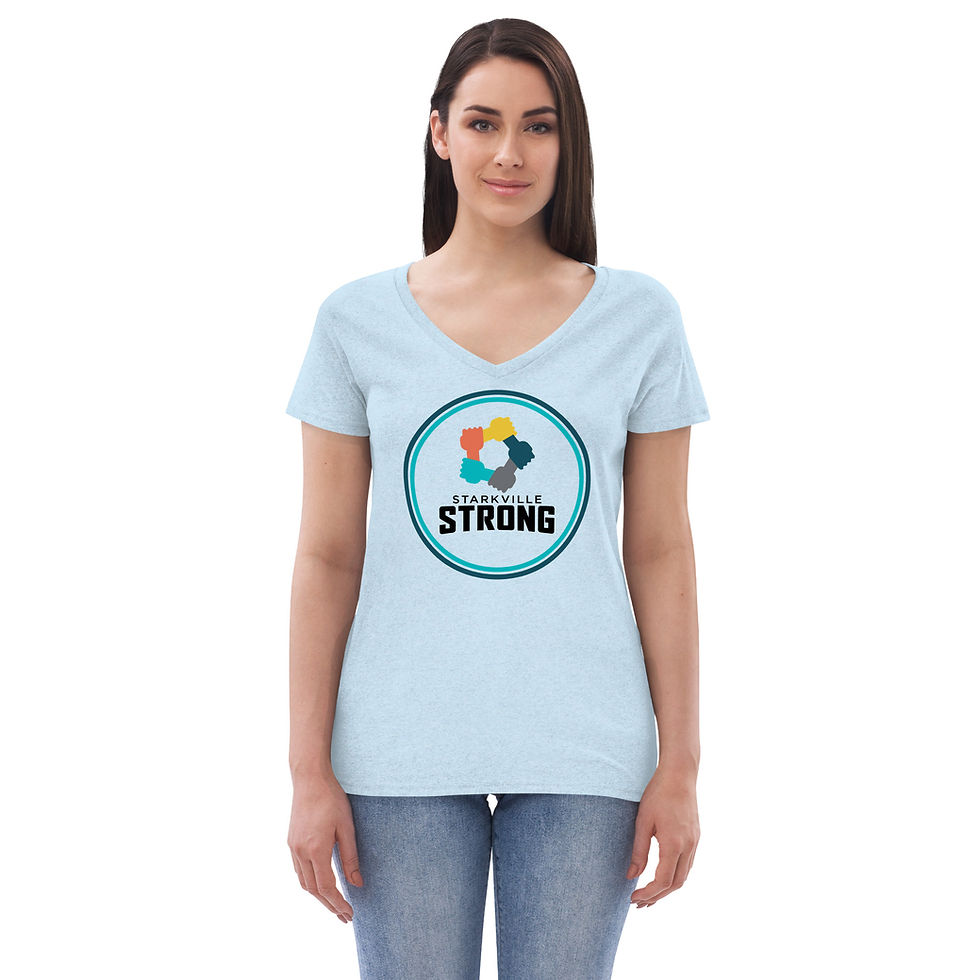 Thumbnail: Starkville Strong Alternative Logo Women’s V-Neck T-Shirt