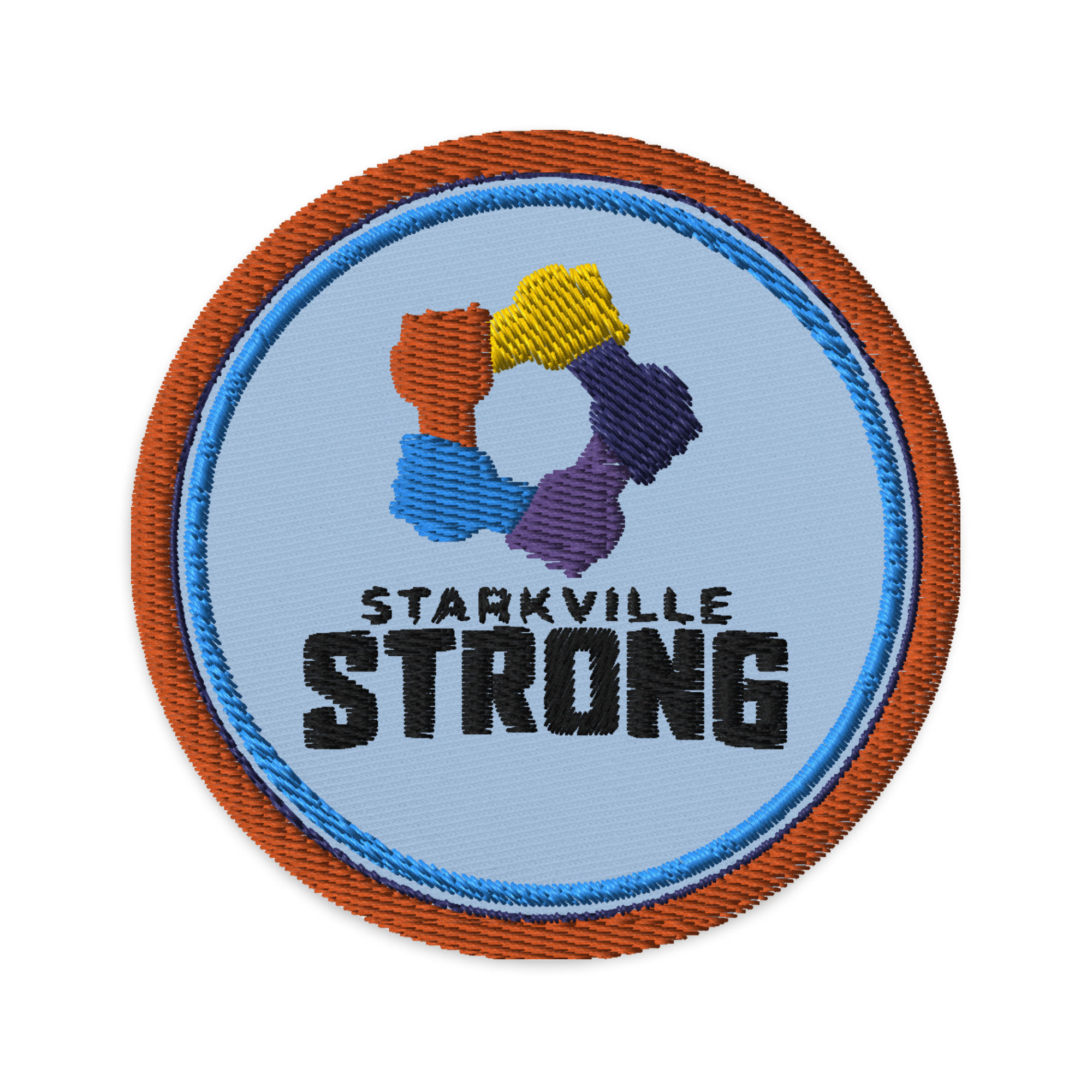 Starkville Strong Alternative Logo - Embroidered Patch