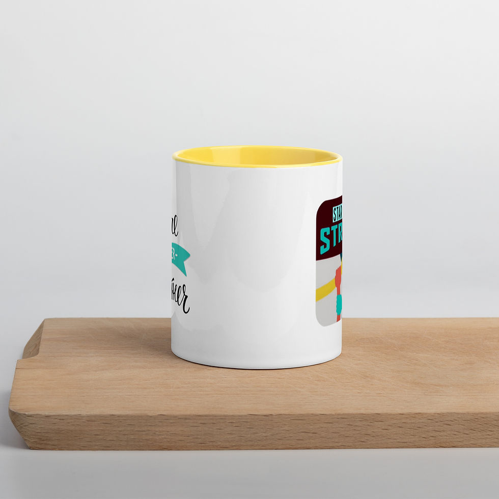 Thumbnail: Square Logo / Better Together - White Ceramic Mug with Color Inside