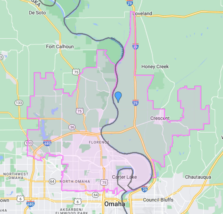 The House Kat Service Area Map