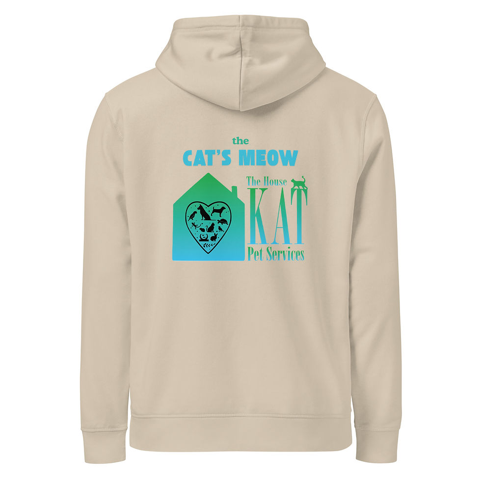 Thumbnail: THK Cat Mom Unisex organic mid-weight hoodie