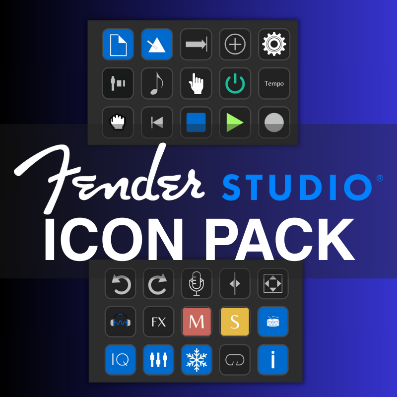 Stream Deck Icon Set for Fender Studio (207)