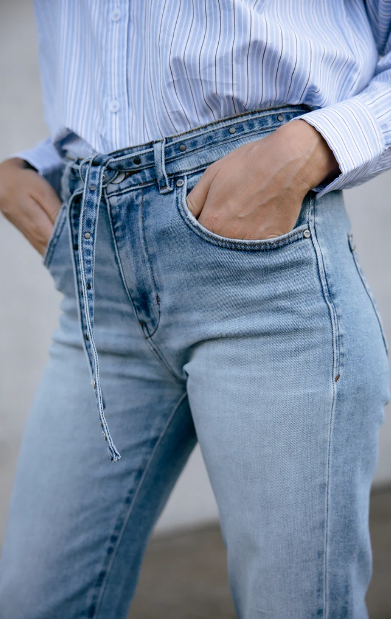 Miniature : FREEMAN Scarlett Jeans 7/8 taille haute Femme Seoul
