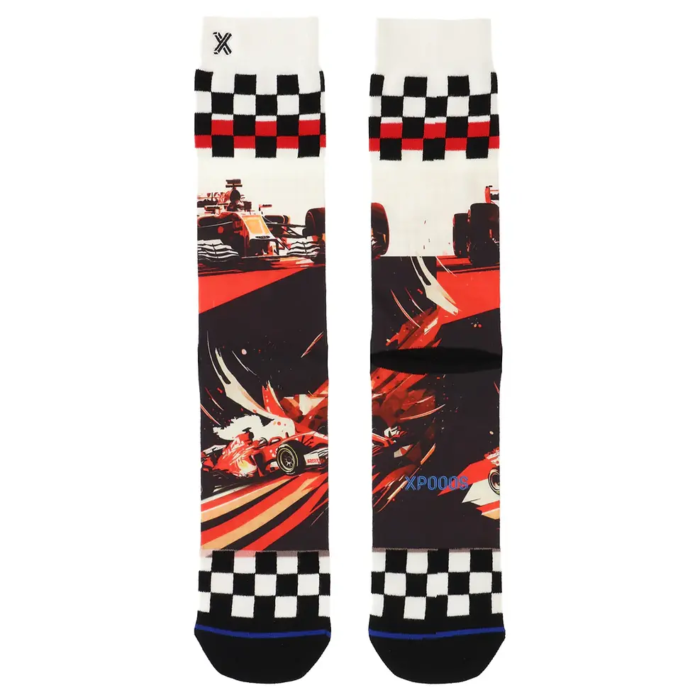 Miniature : XPOOOS CHAUSSETTES POUR HOMMES À GRAND-PRIX