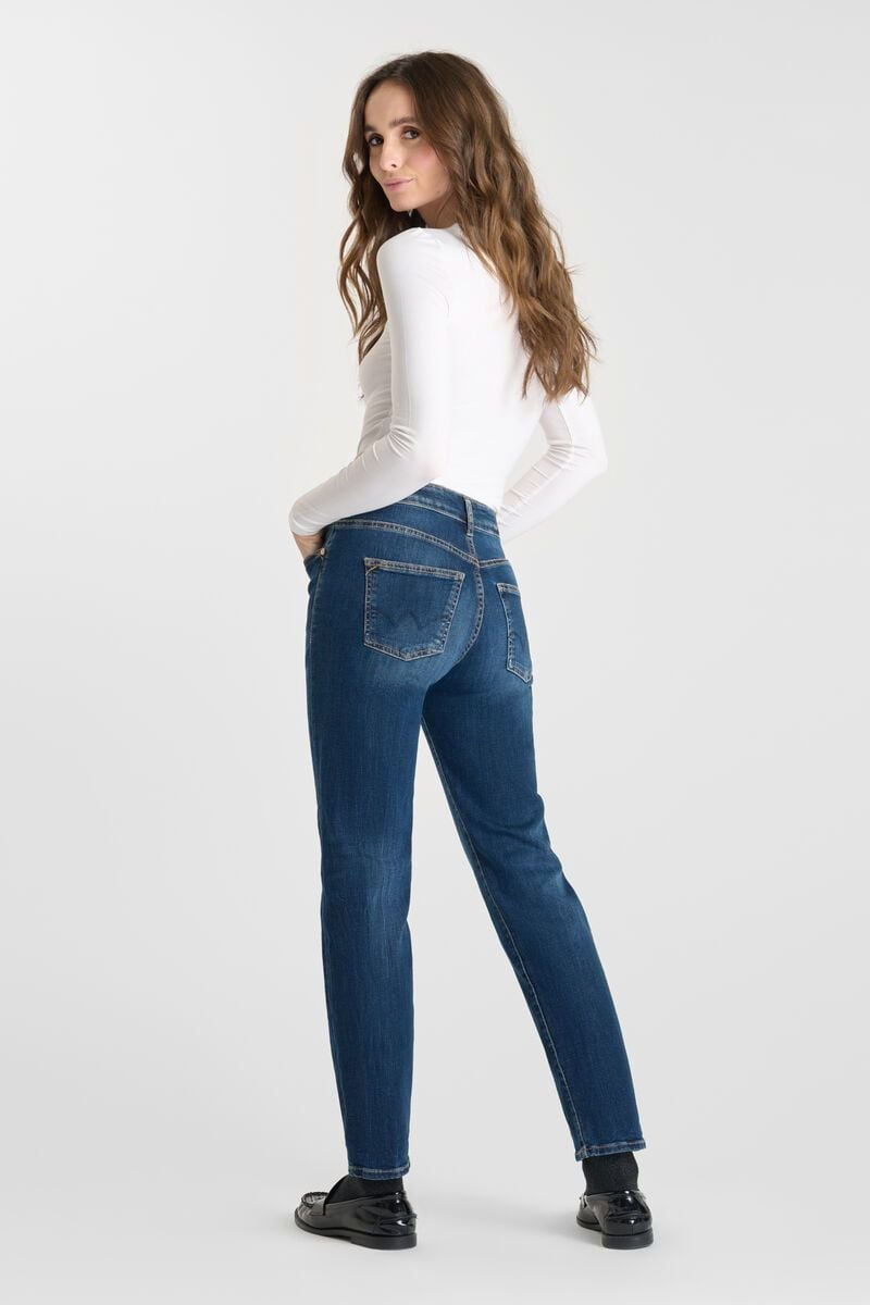 Miniature : LE TEMPS DES CERISES Jeans 400/17 mom Basic taille haute 7/8ème  JF417LBAW3098