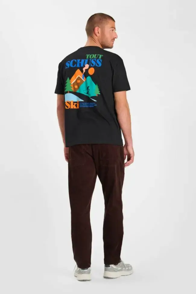 Miniature : LE TEMPS DES CERISES T-shirt Hino noir imprimé