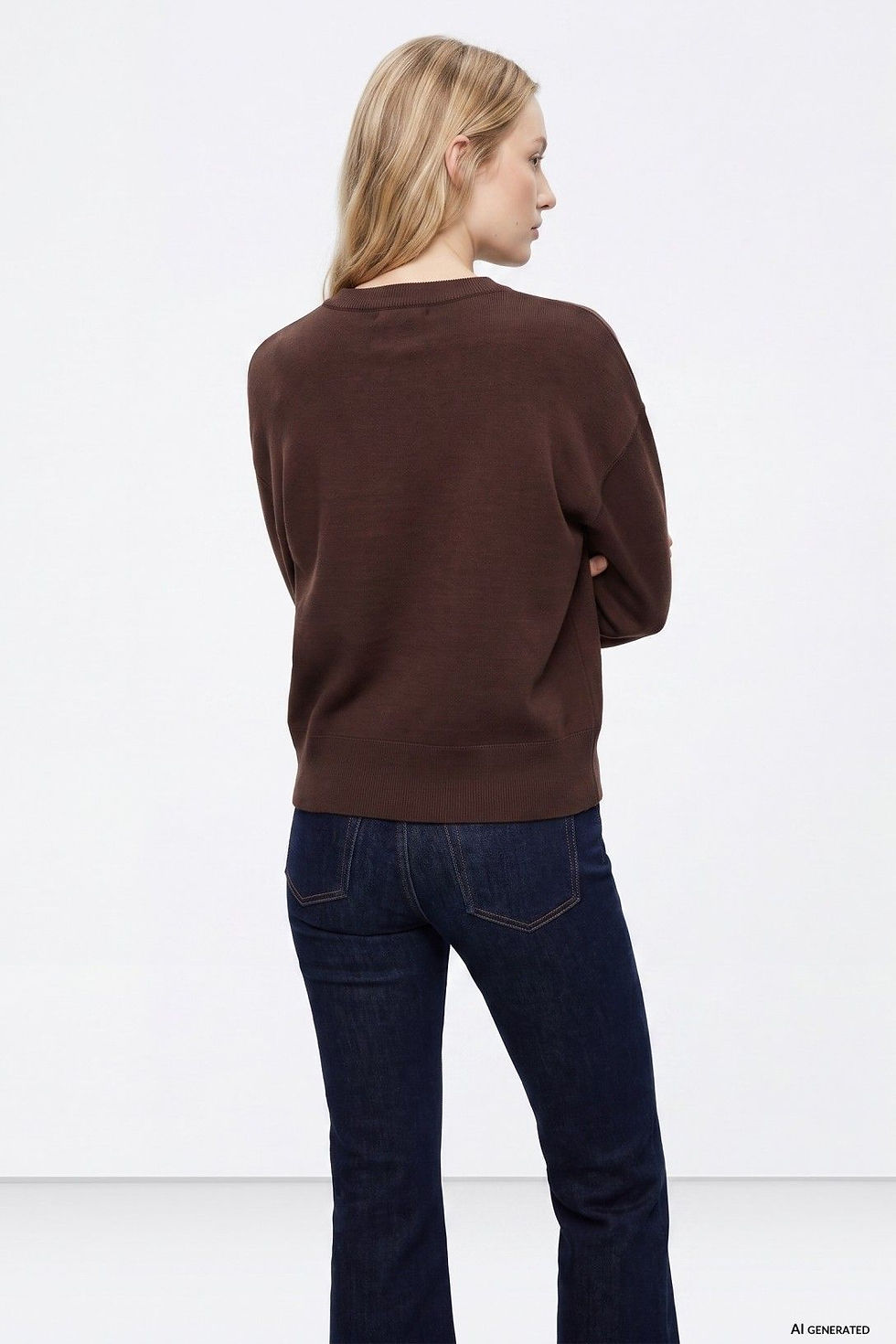 Miniature : TIFFOSI Pull en tricot oversize marron Unforgiven_1