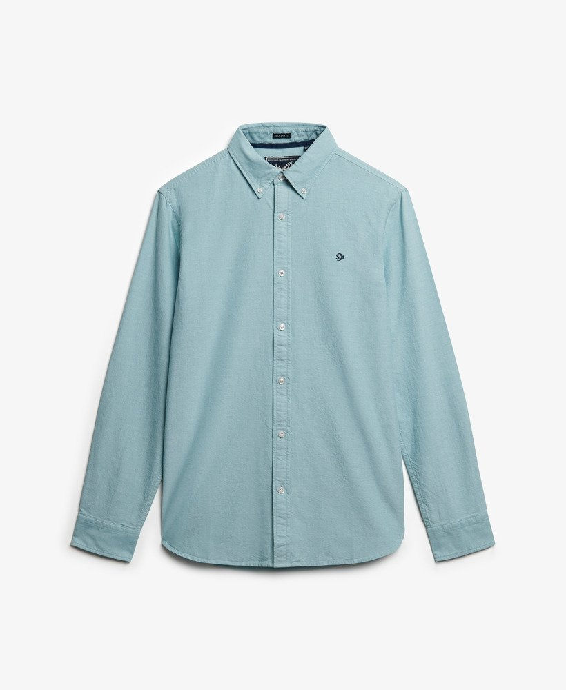 Miniature : SUPERDRY Chemise Oxford Classique à Manche M4011037A - E1V - PEPPERMINT CHAMBRAY