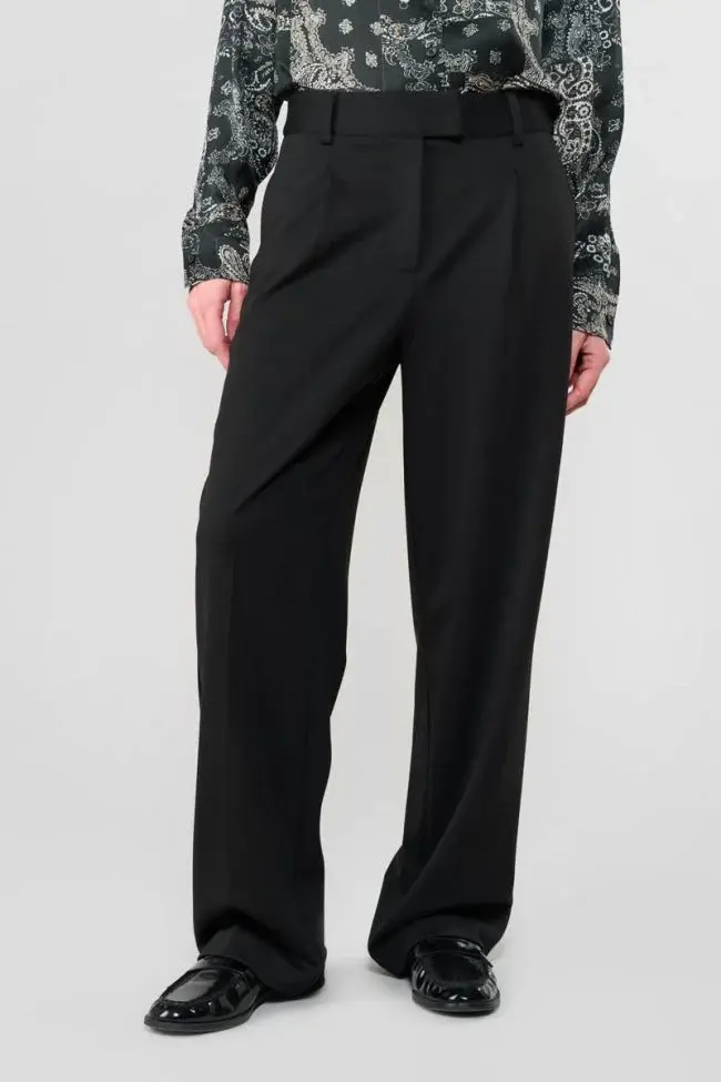LE TEMPS DES CERISES Pantalon Igor noir