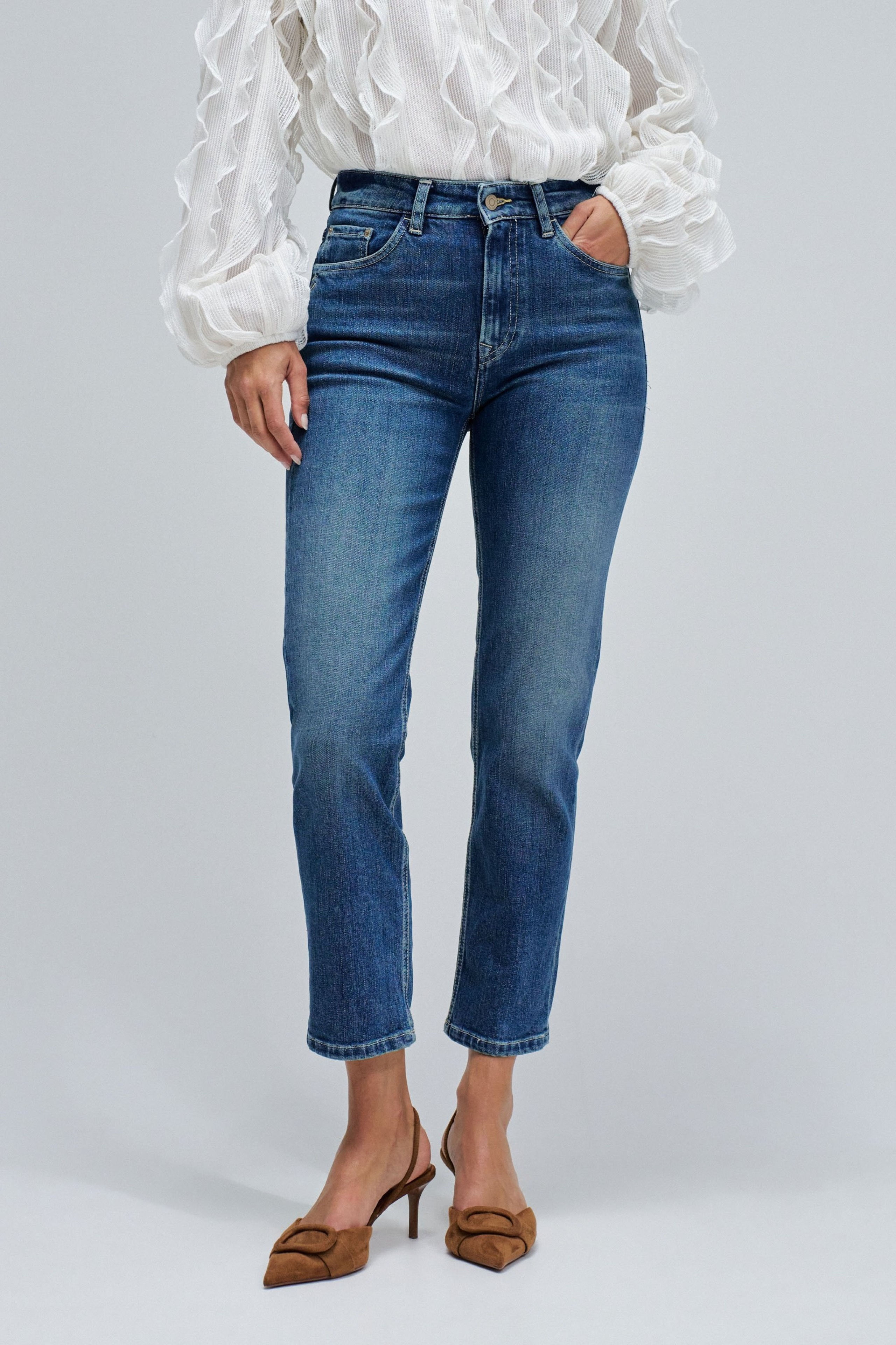 SALSA JEAN TRUE CROPPED SLIM Ref: 21010218 856