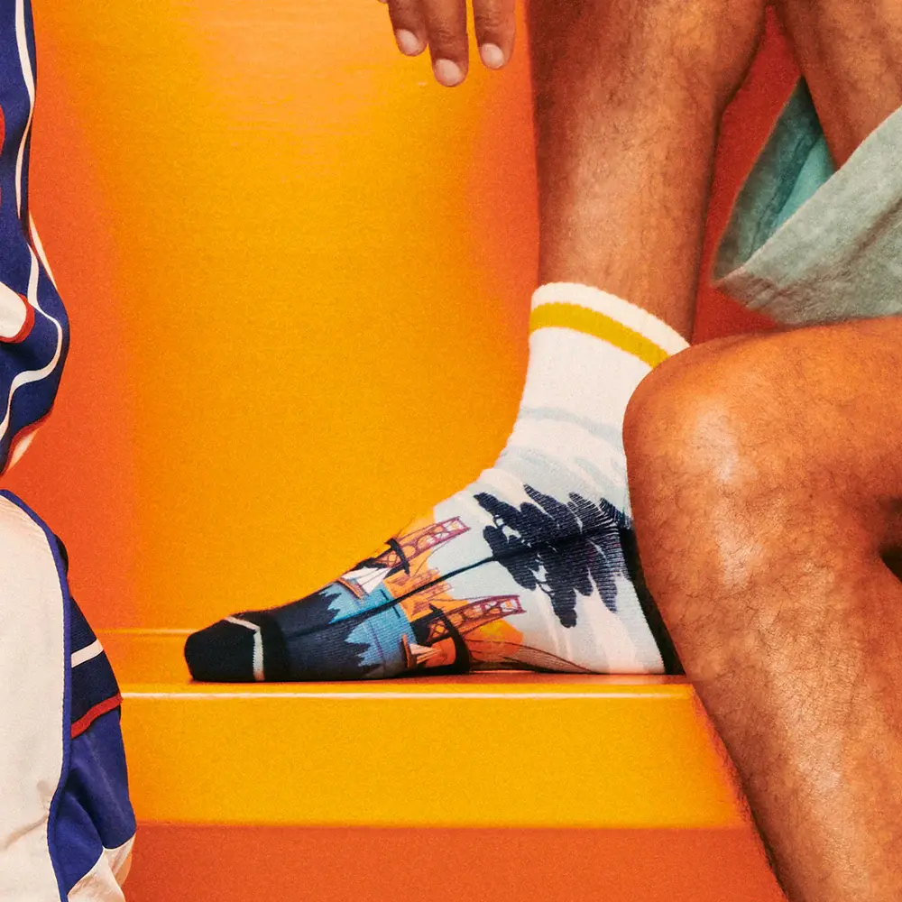 XPOOOS CHAUSSETTES QUARTS HOMME GOLDENGATE