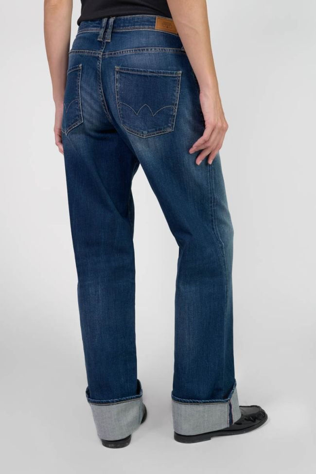 Miniature : LE TEMPS DES CERISES Jeans 400/28 regular loose Revers taille haute JF428REVW614