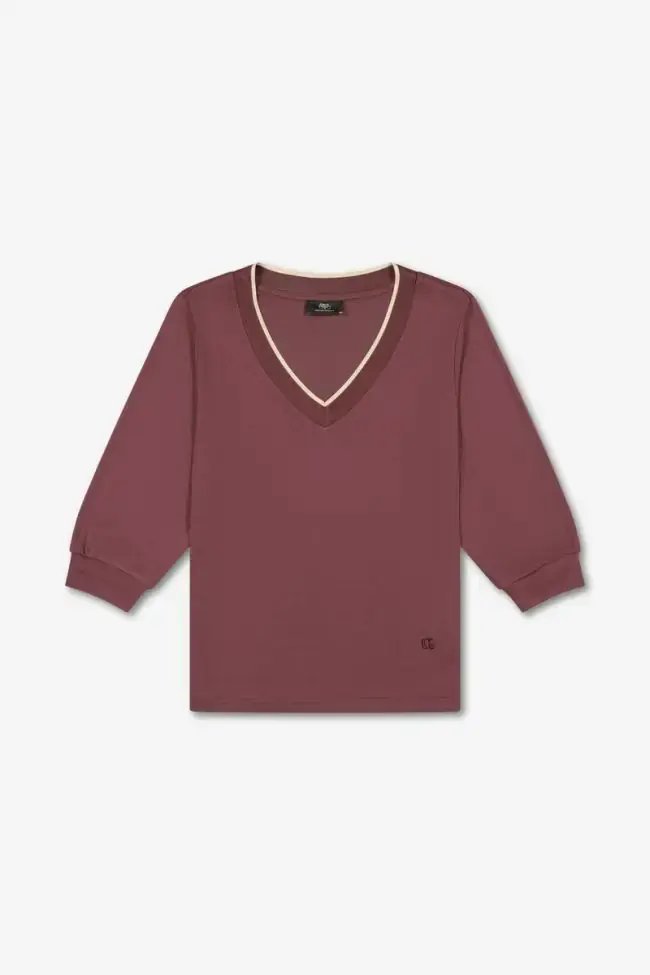 Miniature : LE TEMPS DES CERISES T-shirt Ticka bordeaux