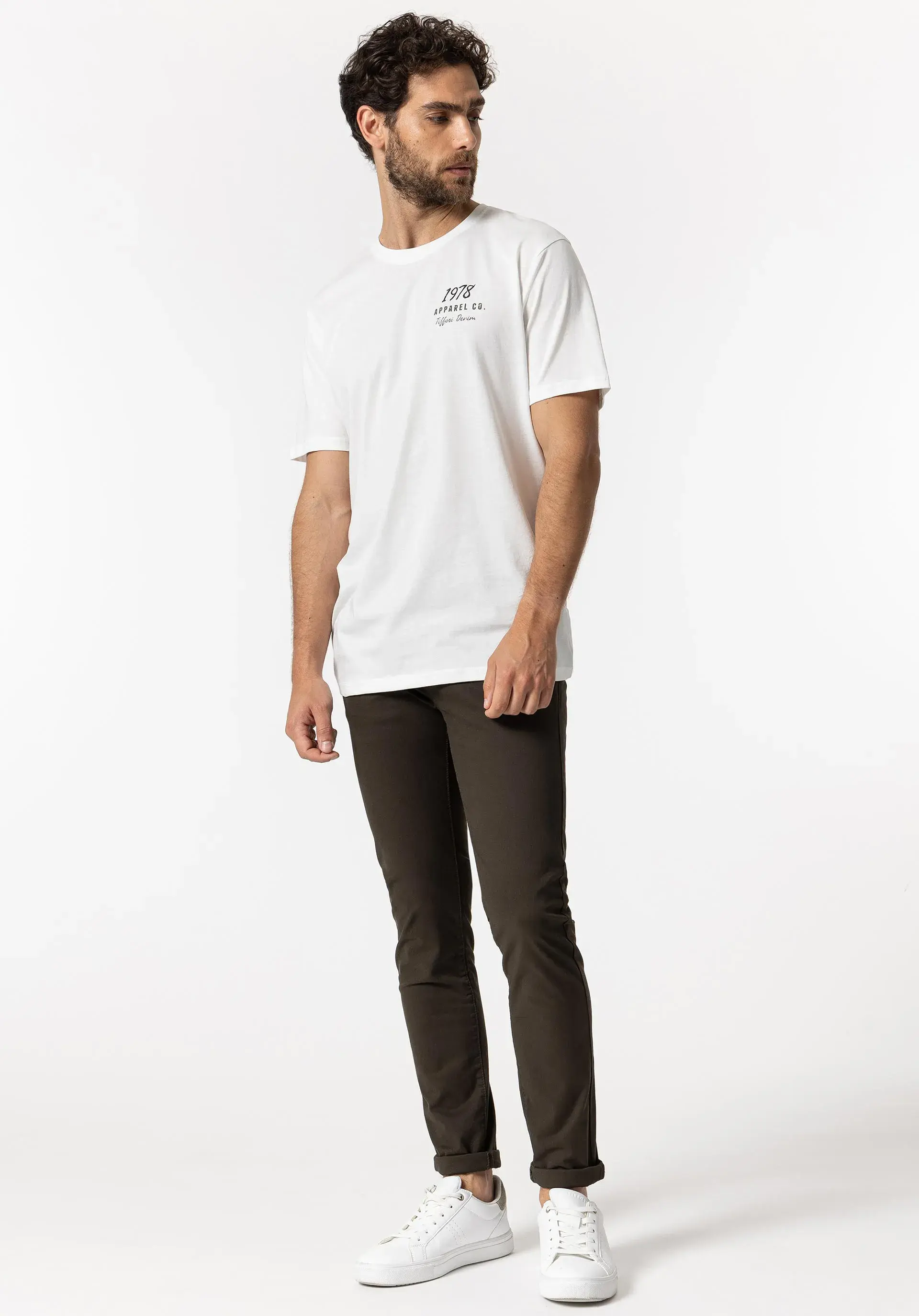 TIFFOSI Pantalon Kaki Chino H35 SLIM