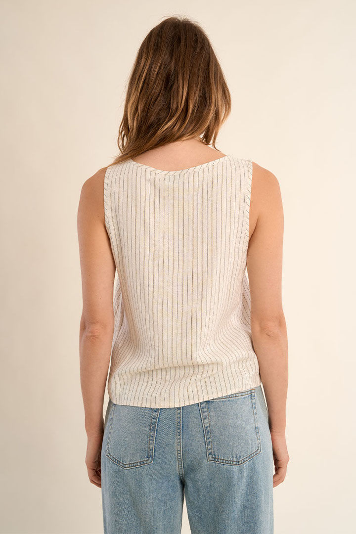 Miniature : MOLLY BRACKEN LADIES WOVEN TOP G962EE