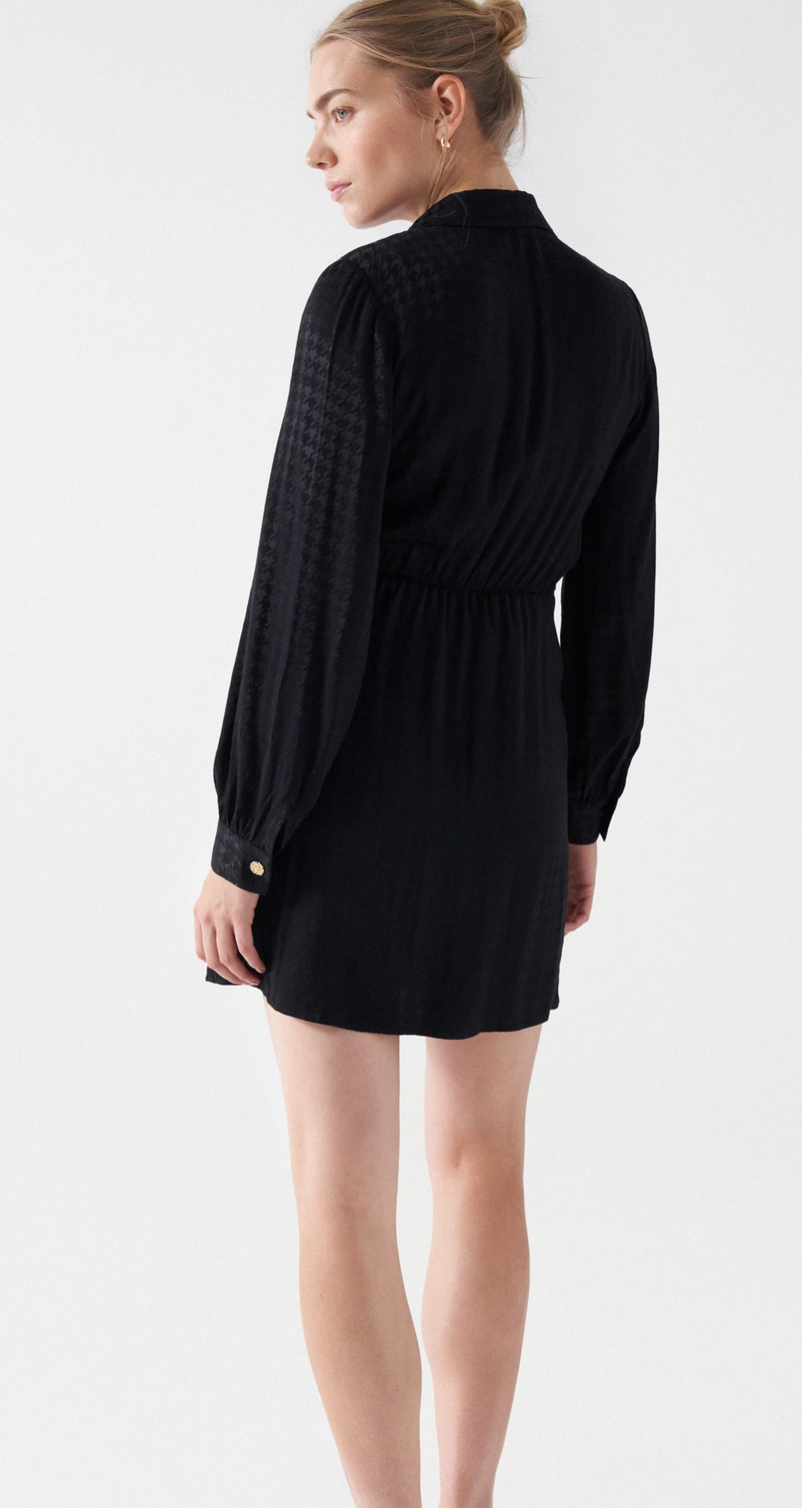 Miniature : SALSA ROBE SATINÉE AVEC MOTIF REF. 21007118