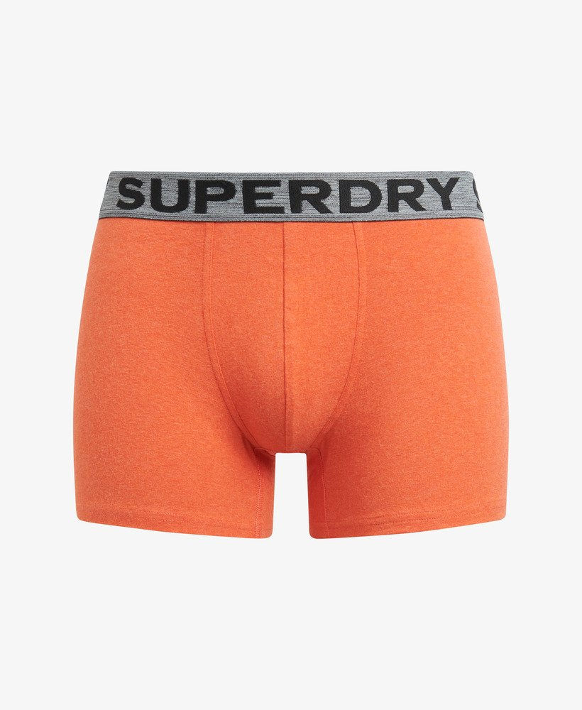 Thumbnail: SUPERDRY Lot de Trois Boxer M3110452B - 1MO - Black/Bright Orange Marl/NOOs Grey