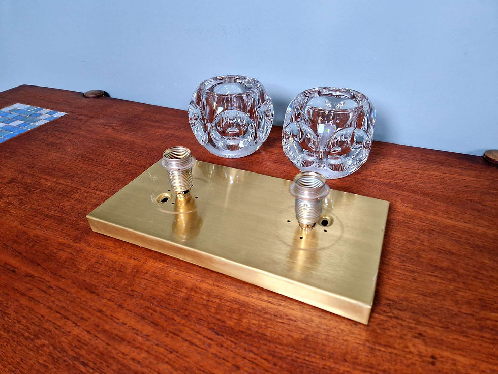 Miniature : Applique murale double ice cube, Peill & Putzler, 1970