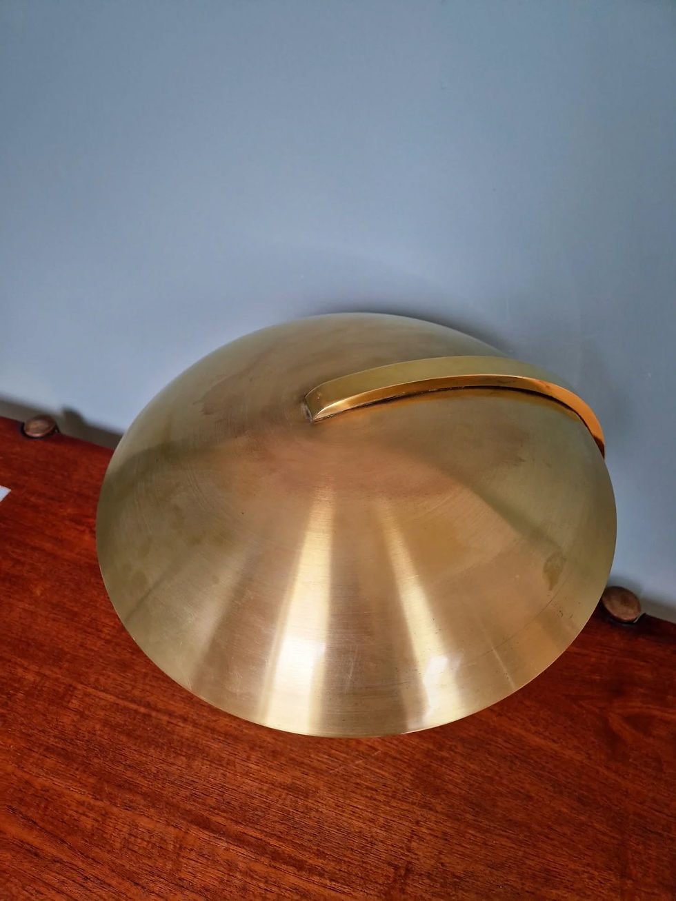 Miniature : Lampe de bureau Bauhaus en laiton, Egon Hillebrand, 1930