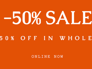 REBAJAS -50% 🔥 ¡En toda la web!