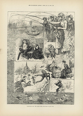 VALENTINE'S DAY: THE LADIES TAKE ADVANTAGE OF LEAP YEAR. Leap Year 1885