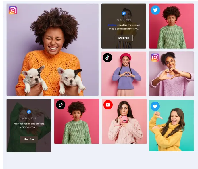 embed instagram hashtag feed