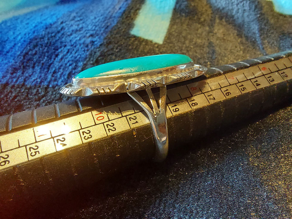Thumbnail: Navajo ring met turquoise 
