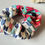 Miniatura: Nordic Flower &Yagasuri Japanese Traditional Pattern Scrunchie