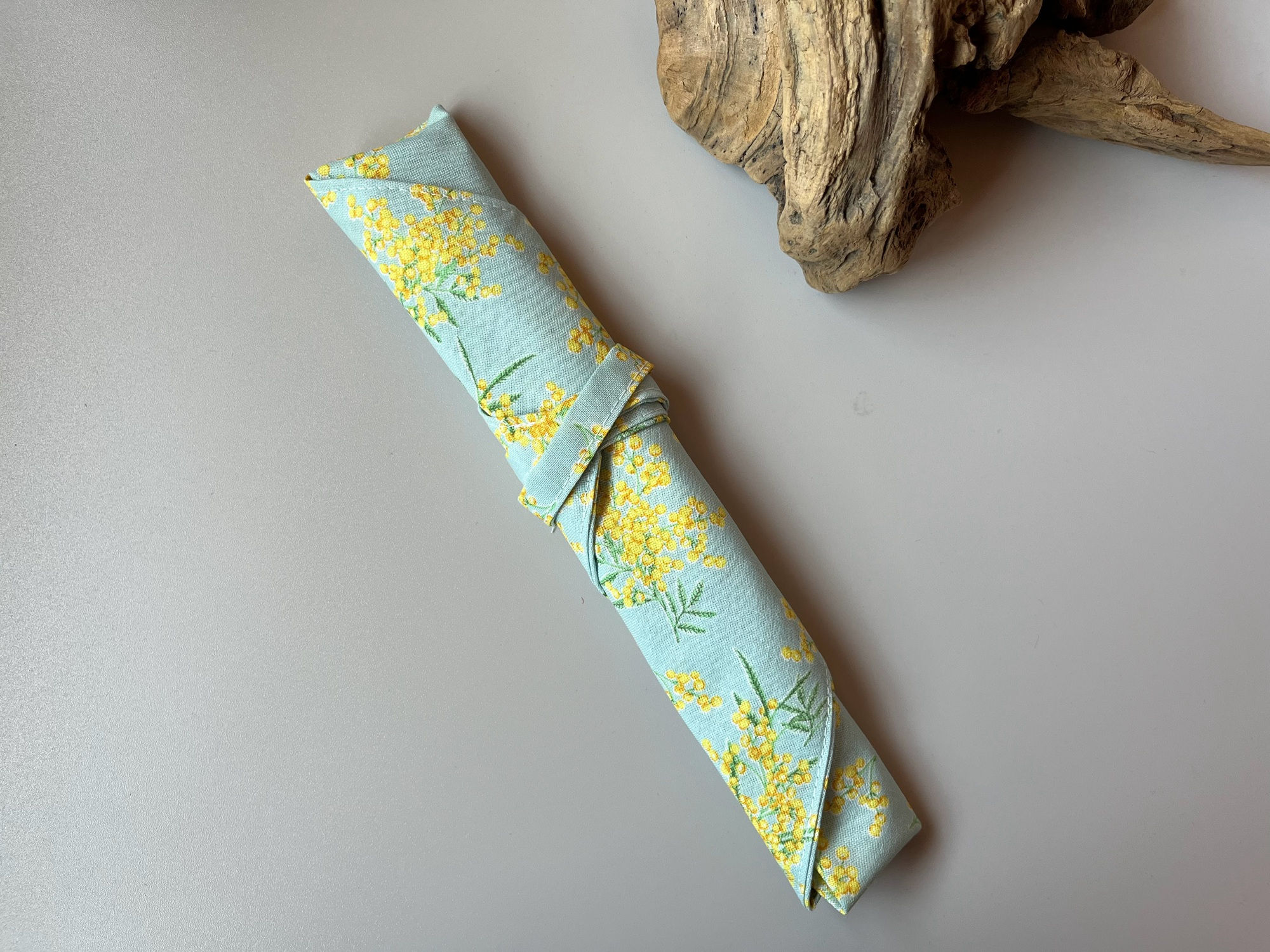 Handmade Chopstick Wrap | Mimosa Mint