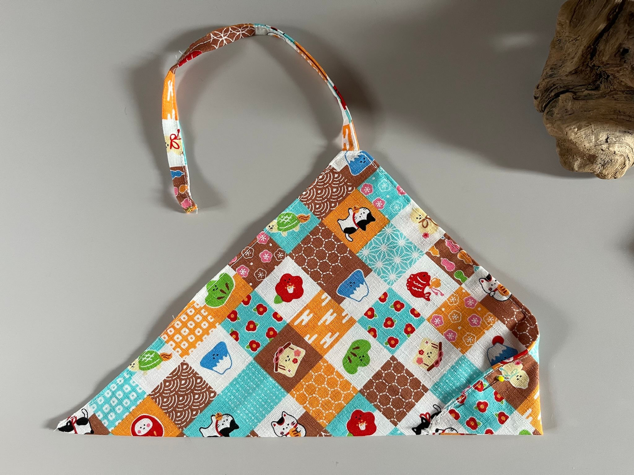 Handmade Roll-up Chopstick case "Lovably Dorky"