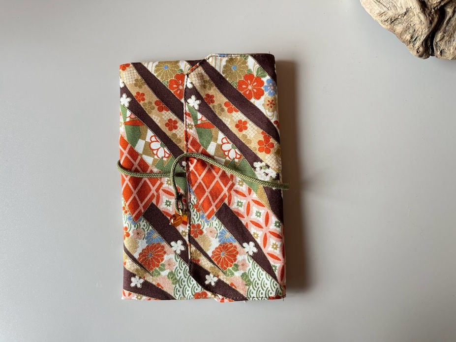 Miniatura: Goshuincho size Fabric Pouch  (no interfacing) Noshi Ribbon Brown