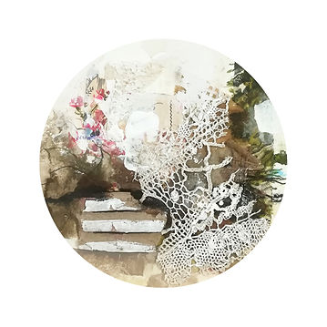 Ansicht eines Gemäldes aus der Serie 'Miniaturen' von Christin Breuil.