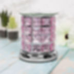 Glass Crystal Oil/Wax Warmer Pink