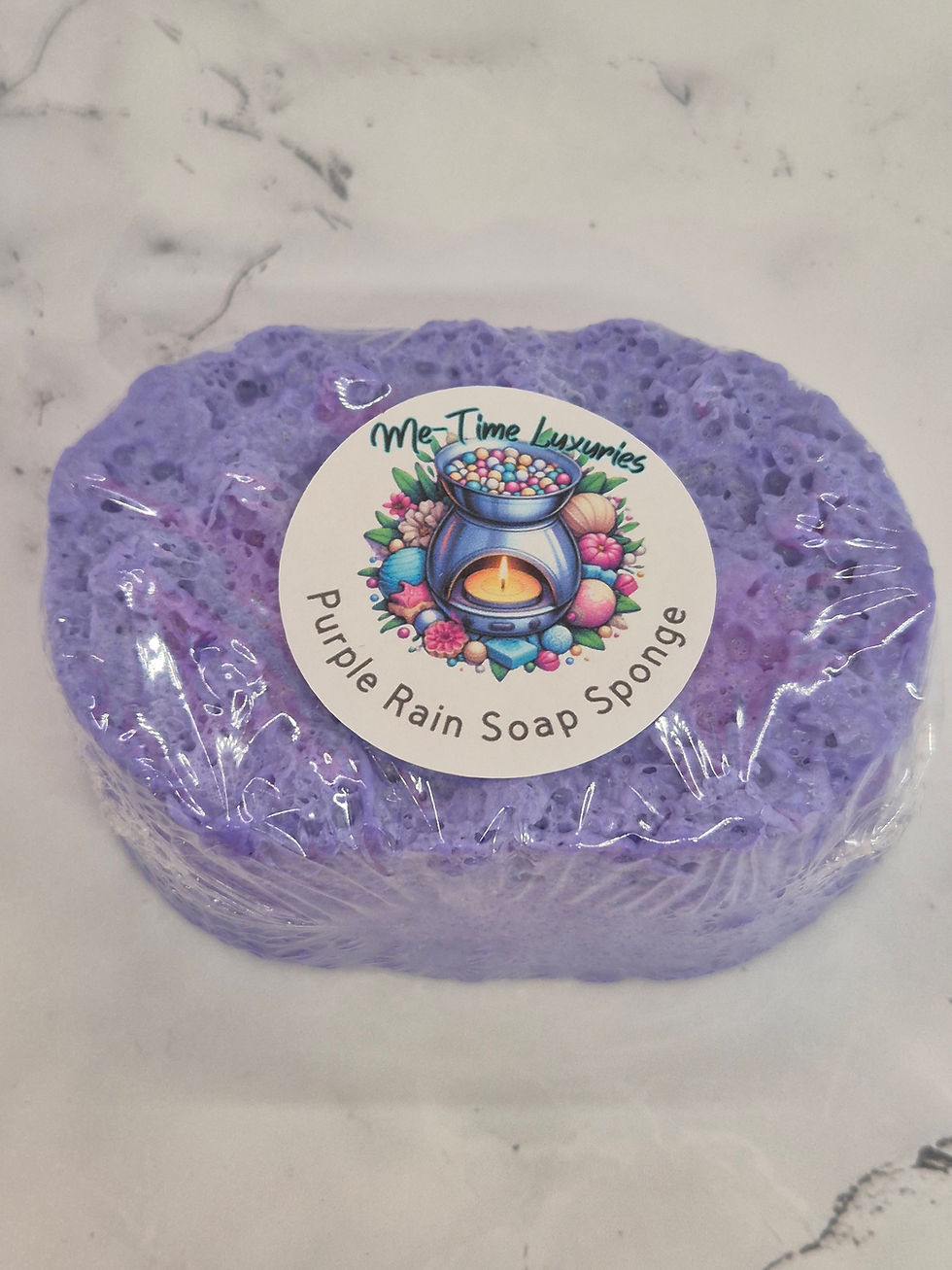 Purple Rain Cocktail Mini Massage Soap Sponge
