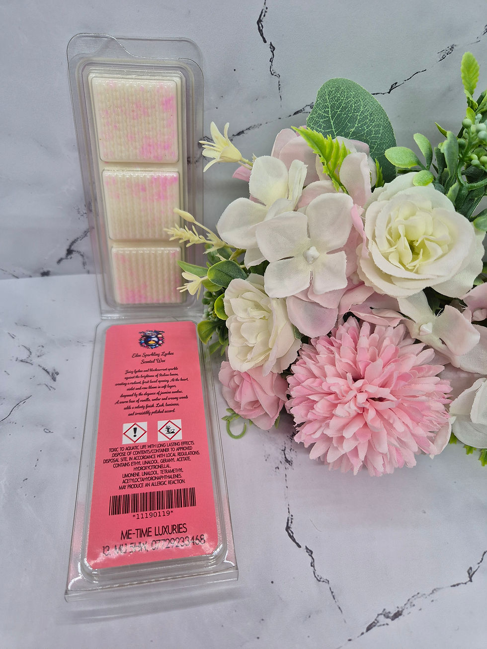 Eden Sparkling Lychee Scented Wax Clamshell